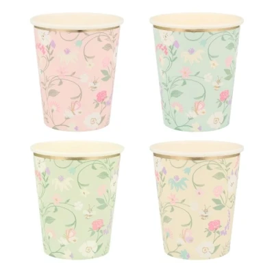 Afbeelding van Ladurée Paris bekertjes bloemen (8st) Meri
