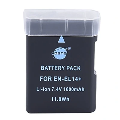 Afbeelding van DSTE EN EL14 oplaadbare Li ion batterij voor Nikon Coolpix P7000, P7100, P7700, Df, D3100, D3200, D5100, D5200, D5300 digitale camera&#039;s
