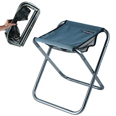 Afbeelding van Hodeacc Kleine draagbare klapkruk,Mini Outdoor Camping Vouwstoelen,Lichtgewicht Opvouwbare Kampeerkruk voor Kamperen, Vissen, Picknick, Reizen en Wandelen