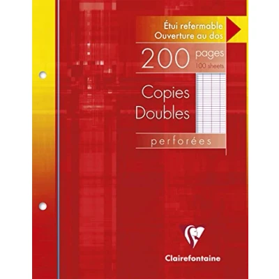 Afbeelding van Clairefontaine 4411C geperforeerd doorslagpapier, 200 vellen, 17 x 22 cm, 1 stuk