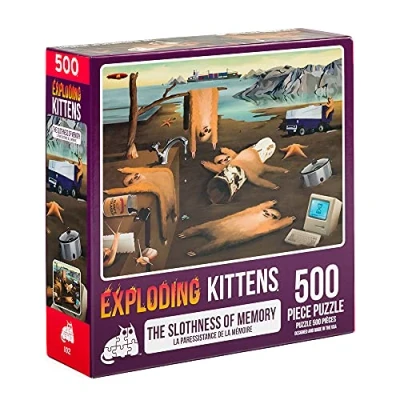 Afbeelding van Exploding Kittens Puzzel Slothness of Memory (500)