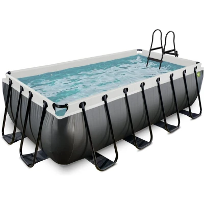 Afbeelding van EXIT zwembad 400x200cm Black Leather