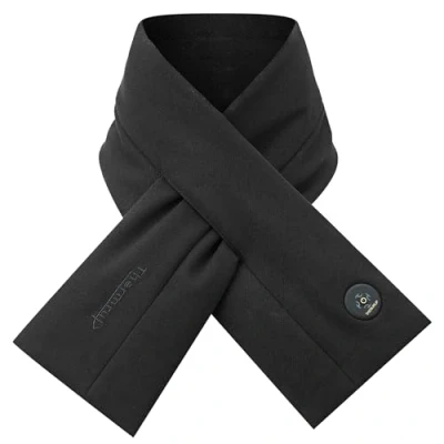 Afbeelding van Thermrup Sjaal met Accu Verwarming Kleur Zwart Draagbare Verwarmde Oplaadbare Elektrische Instelbare Warmtestanden Ideaal voor Winterse Buitenactiviteiten Comfortabel en Warm