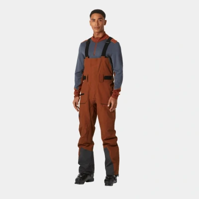 Afbeelding van Helly Hansen Sogn Bib Shell Pants Heren Skibroek Iron Oxide S