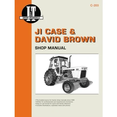 Afbeelding van JI Case &amp; David Brown Gasoline Diesel Model 770 4600 Tractor Service Repair Manual