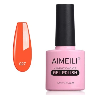 Afbeelding van AIMEILI Gel Nagellak UV LED Gellack Soak Off Polish Orange Sweetie (027) 10ml