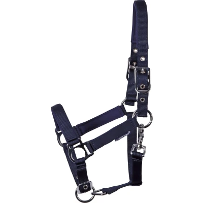 Afbeelding van Harry&#039;s Horse Veulenhalster Gevoerd Navy M VEULEN