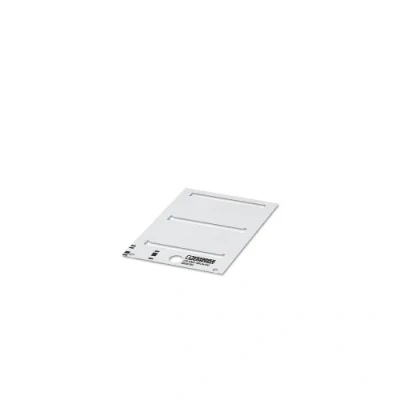 Afbeelding van Phoenix Contact 0828855 US EMP (49X15) SR Apparaatmarkering Montagemethode: Vastklemmen Markeringsvlak: 49 x 15 mm Zilver Aantal markeringen: 180 10 katernen