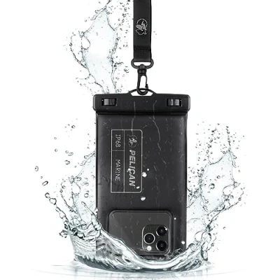 Afbeelding van Pelican Marine IP68 waterdicht telefoonhoesje/hoesje (normale grootte) drijvend telefoonhoesje iPhone 14 Pro Max/ 13 Max/12 Max/11/S22 Ultra/Pixel 7 Afneembare Lanyard