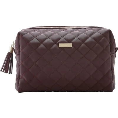 Afbeelding van JJDK Alouette Toilettas L Bordeaux Quilted Toilettassen