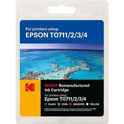 Afbeelding van Kodak Epson T0715 DX inkt CMYK Rebuilt set van 4