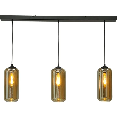 Afbeelding van Masterlight Glazen hanglamp Quinto 3 2261 05 100 5