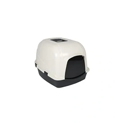 Afbeelding van Ebi Kattenbak Kat Cat House Eclipse 70 Zen Series L 56x70x46cm Wit 1st