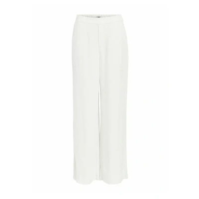 Afbeelding van Object Jsanne Aline WIDE NOOS Broek, Dames, Maat: 38, Cloud dancer
