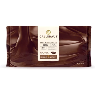 Afbeelding van Callebaut blok zachte melkchocolade 5 KG 665