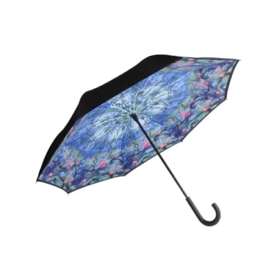 Afbeelding van Goebel Upside down scherm waterlelies met wilg van Claude Monet, uit de collectie Artis Orbis afmetingen: 80x10x5, 67 062 72 1, Meerkleurig, paraplu