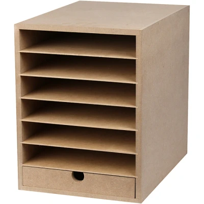 Afbeelding van Papier opslag Creotime hxbxd 31.5x24.3x32cm MDF