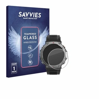 Afbeelding van Savvies Tempered Glass Screen Protector voor Huami Amazfit T Rex 3 9H Gehard Glas Scherm Beschermer