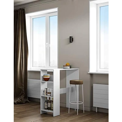Afbeelding van Gavarnie Bartafel, Wit, 94 x 40 101 cm (LxBxH)