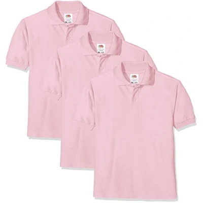 Afbeelding van Fruit van de Loom Baby Poloshirt met korte mouwen (Pack 3)