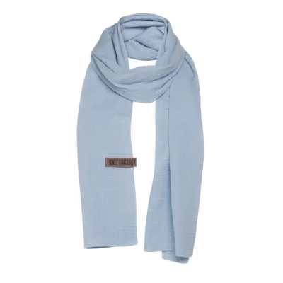 Afbeelding van Knit Factory LIV Sjaal, Maat: One Size, Indigo