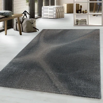 Afbeelding van Retro vloerkleed Stencil Light Bruin/Antraciet 140x200cm Adana Carpets