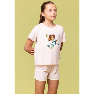 Afbeelding van Pyjama meisjes woody uni leeuw tennis