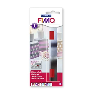 Afbeelding van FIMO cutter navulset met 3 platte messen