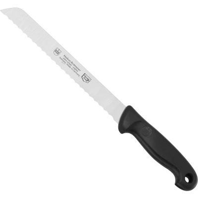 Afbeelding van RÖR Solingen Broodmes met Golf RVS Lemmet 20 cm Heft Kunststof Zwart