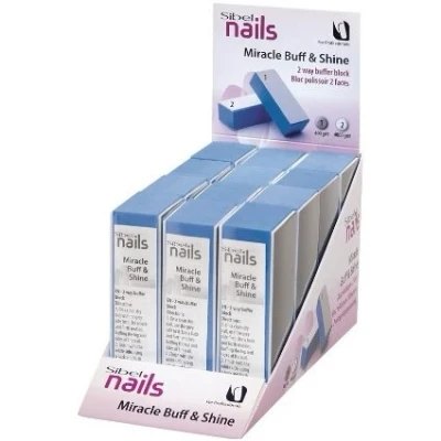 Afbeelding van Sibel Nails Miracle Buff &amp; Shine, 2 way buffer block