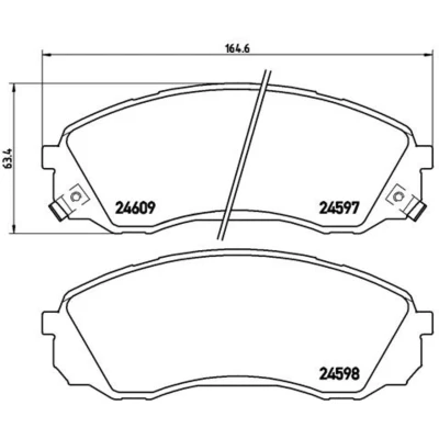 Afbeelding van Brembo Remblokset P 30 041