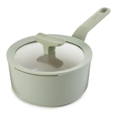 Afbeelding van Steelpan BergHOFF Leo Recycled Balance met Deksel 18 cm Sage