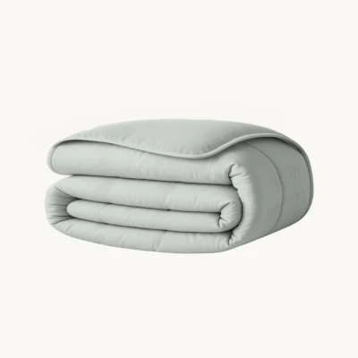 Afbeelding van Dekbed zonder Overtrek Fog Grey 2 in 1 Bed a Bag Persoons 140x200
