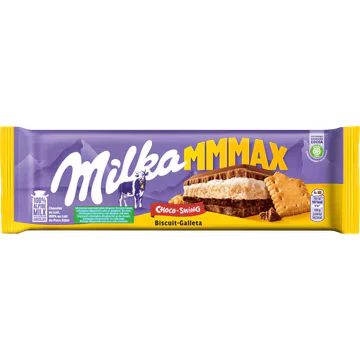 Afbeelding van Milka Mmmax chocoladereep choco swing biscuit