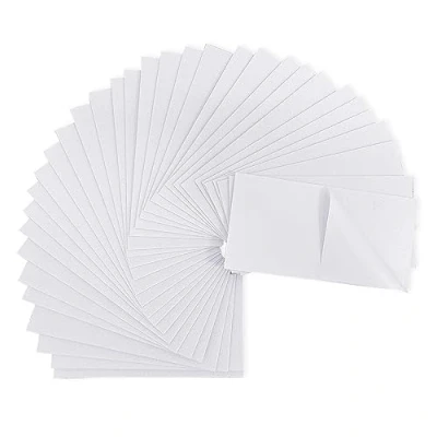 Afbeelding van Zelfklevende viltvellen, zelfklevend vilt, 33 stuks 10 x 20 cm viltlijm, diverse kleuren kleverige achterkant, stijf vilt voor ambachten, doe het zelf naaien schoolprojecten decoratie (wit)