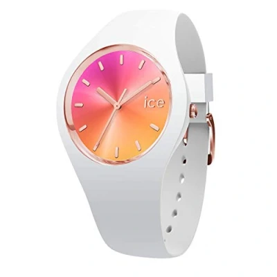 Afbeelding van ICE Watch sunset California Dameshorloge in wit met siliconen band 015750 (Medium)