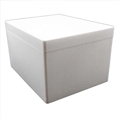 Afbeelding van piepschuim box/thermobox 21,0 liter 44 x 34 26 cm/wanddikte 3 cm styrobox