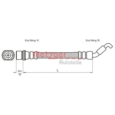 Afbeelding van Remslang METZGER 4110033