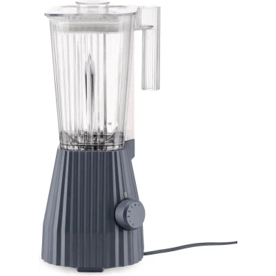 Afbeelding van Alessi Blender Plissé 5 snelheden + turbostand grijs Michele de Lucchi 1.5 liter MDL09 G