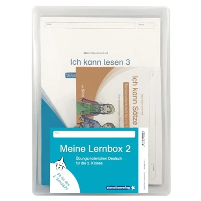 Afbeelding van Meine Lernbox 2 Deutsch Fit für das 2. Schuljahr: Übungsmaterialien Klasse zu Hause und im Unterricht