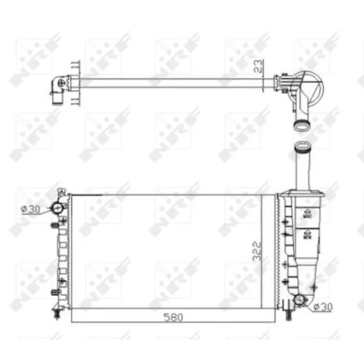 Afbeelding van Radiateur NRF 53601A