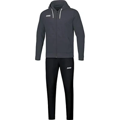 Afbeelding van JAKO Basis Joggingpak Met Capuchon, Uniseks Volwassene, Antraciet, XXL