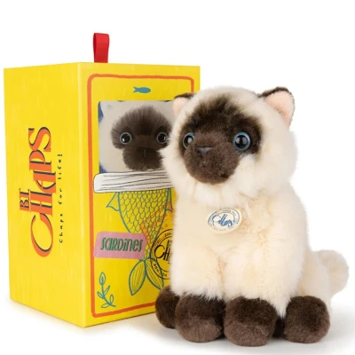 Afbeelding van B.t. chaps knuffelpoes eddie the siamese 17 cm