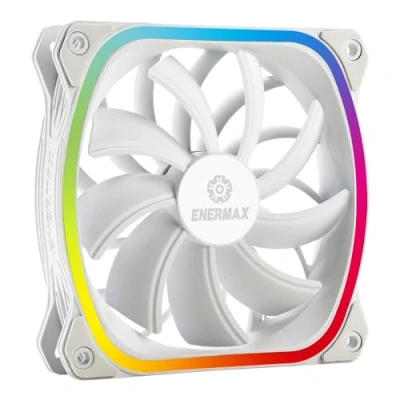 Afbeelding van ENERMAX SQUA RGB Single PC behuizingsventilator wit
