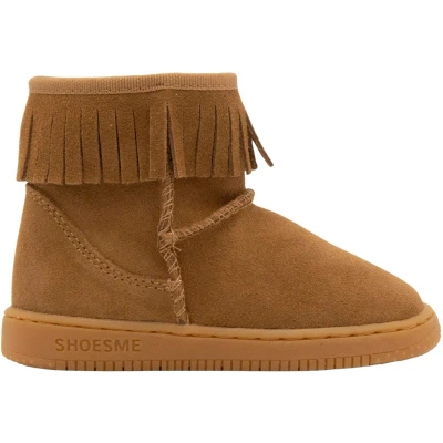 Afbeelding van Shoesme suède enkelboots cognac
