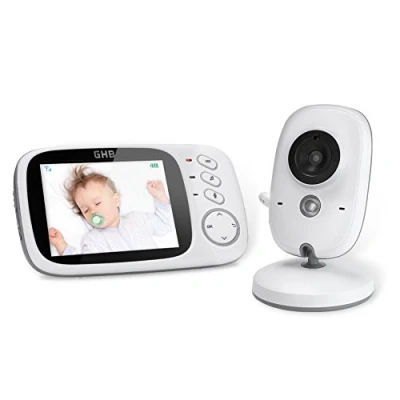 Afbeelding van GHB babymonitor met camera 3,2 inch display nachtzicht vox