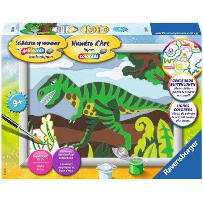Afbeelding van Ravensburger Schilderen op Nummer Dino