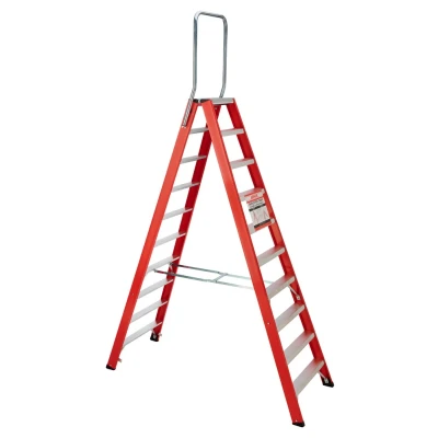Afbeelding van 4tecx Trap Dubbel Oploopbaar Aluminium 2 X 10 Treden