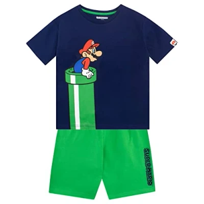 Afbeelding van SUPER MARIO BROS Jongens T shirt en korte broek set Veelkleurig 122