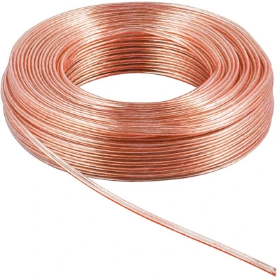 Afbeelding van Luidsprekerkabel CCA 2 x 2,5mm2 Transparant 10 meter